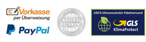 Versand und Bezahlmethoden