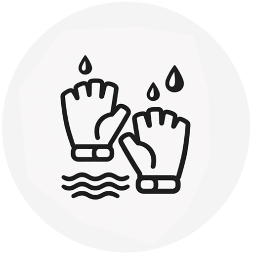 Wasserdichte Handschuhe
