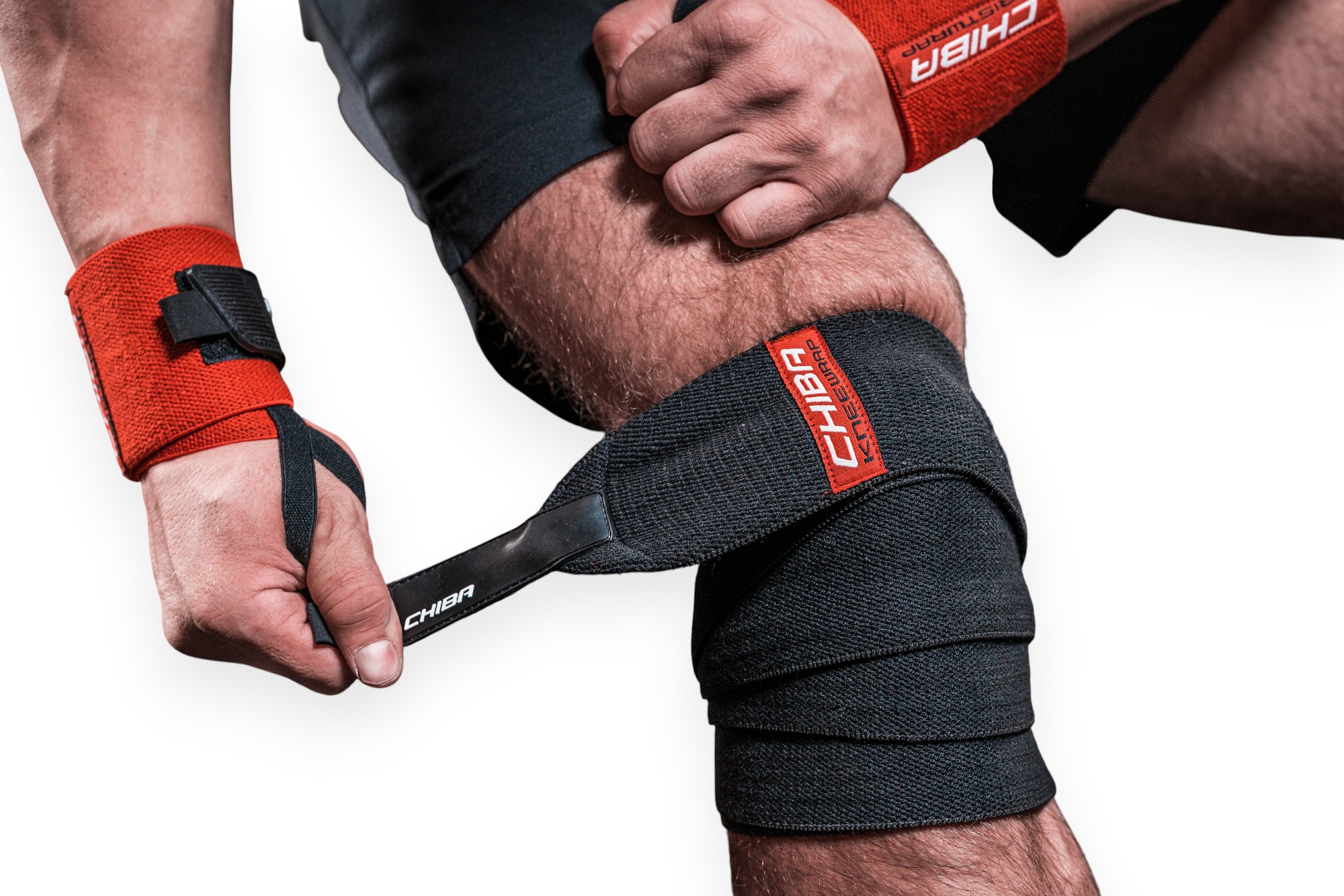 Kniebandage Black Line