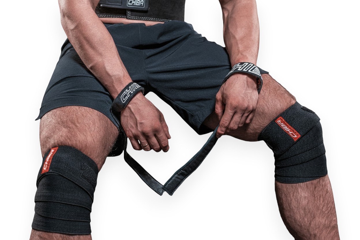 Kniebandage Black Line