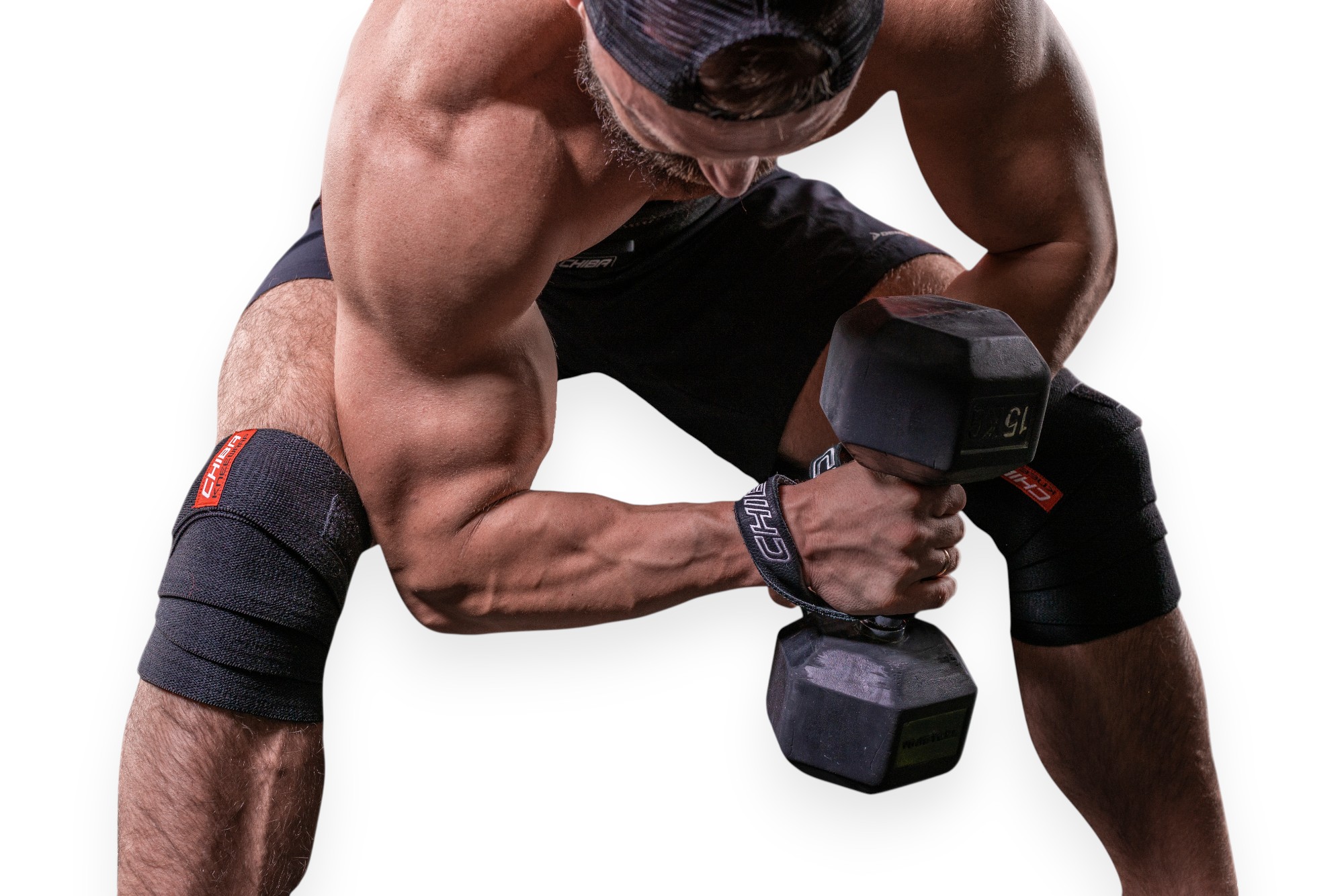 Kniebandage Black Line