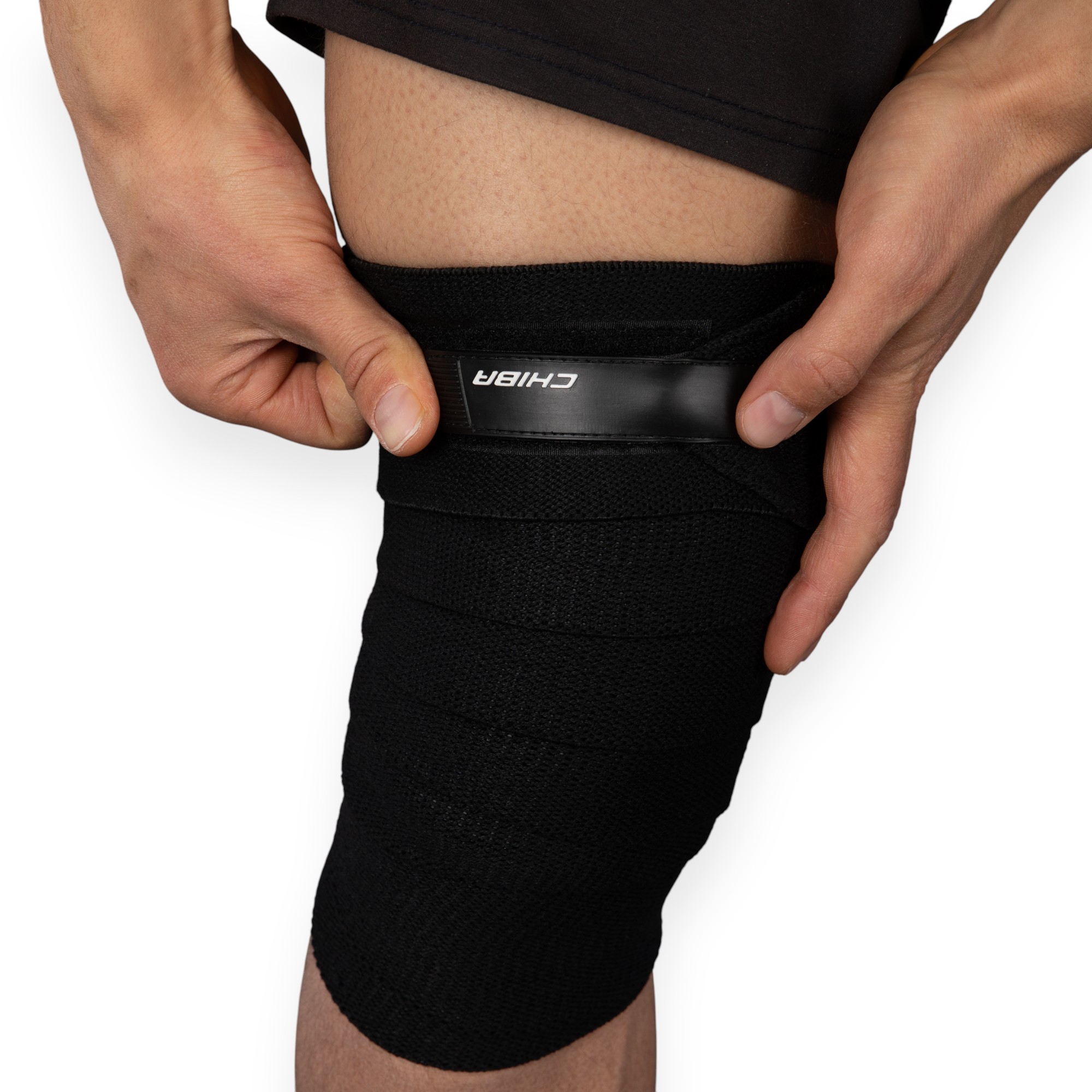 Kniebandage Black Line