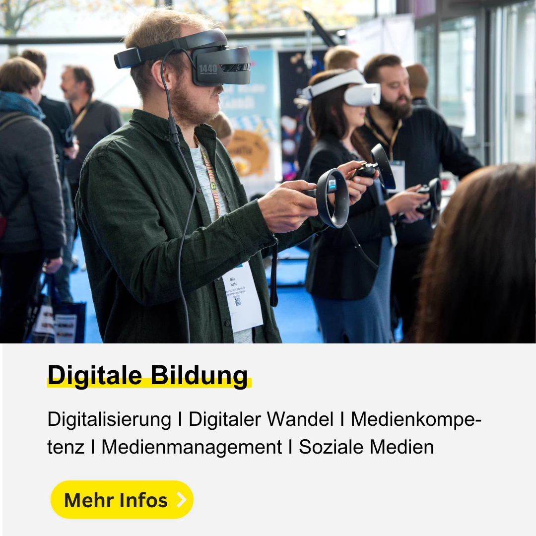Mann mit VR Brille